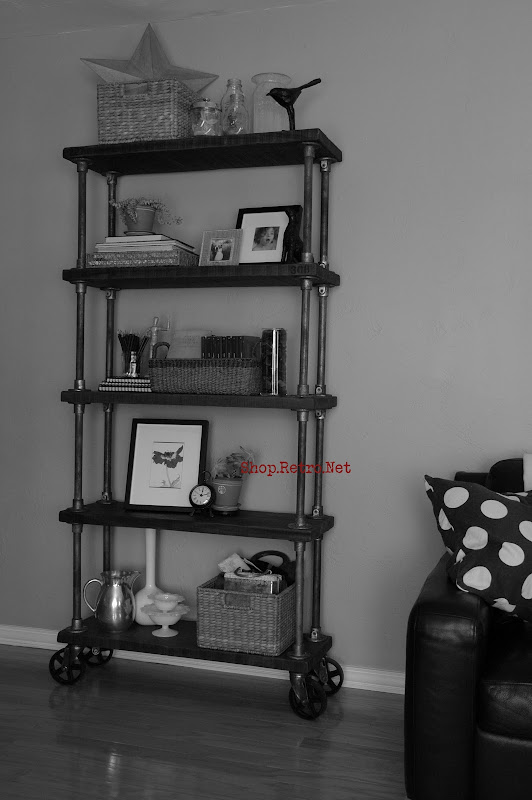 Vintage Industrial Bookcase / 308 Shelf Vintage Industrial Furniture